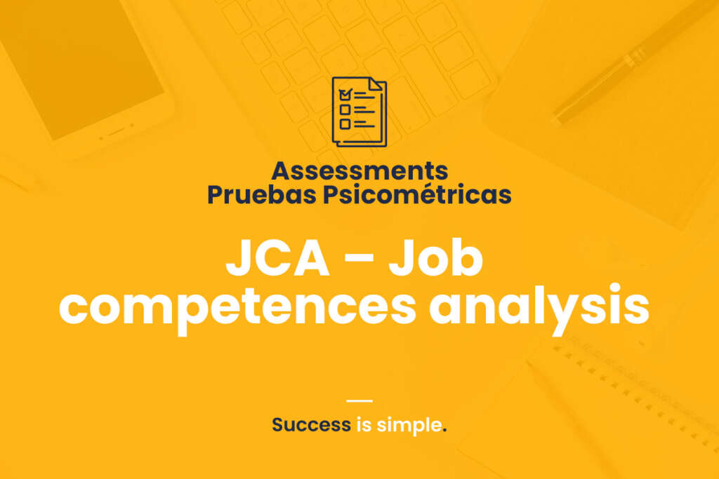 JCA – Job competences analysis